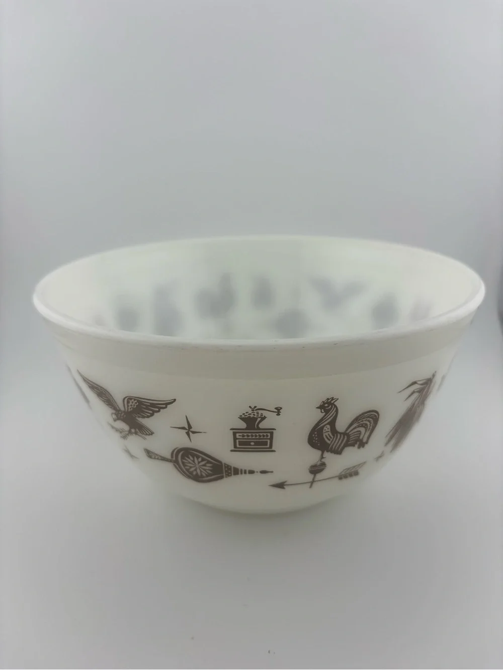 Vintage Pyrex Early American 402 1.5 Quart Mixing Bowl